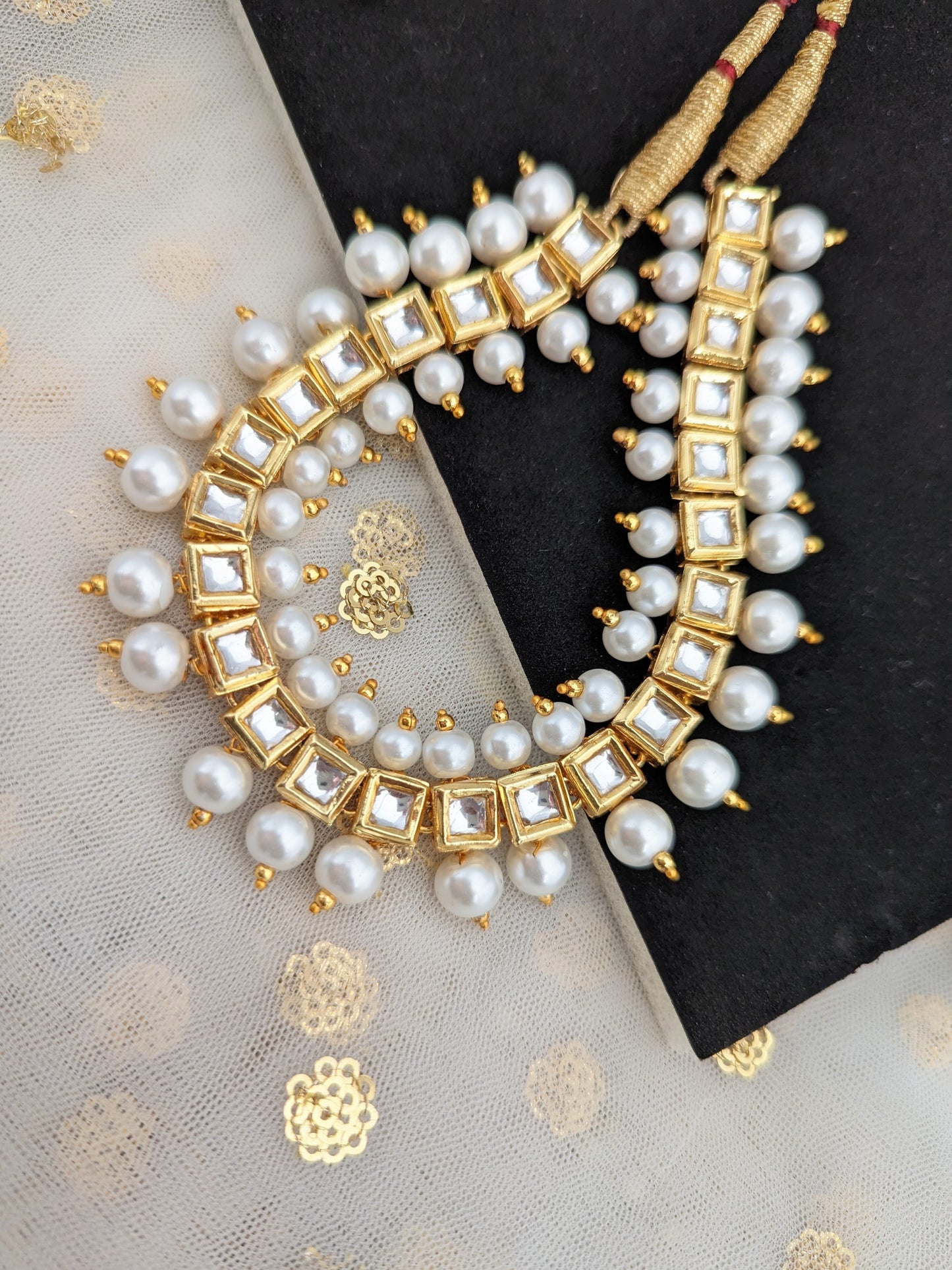 Two-Wear Kundan Pearl Necklace