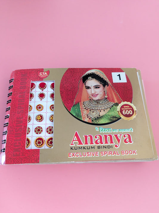 Ananya Exclusive Bindi Book, Style 1